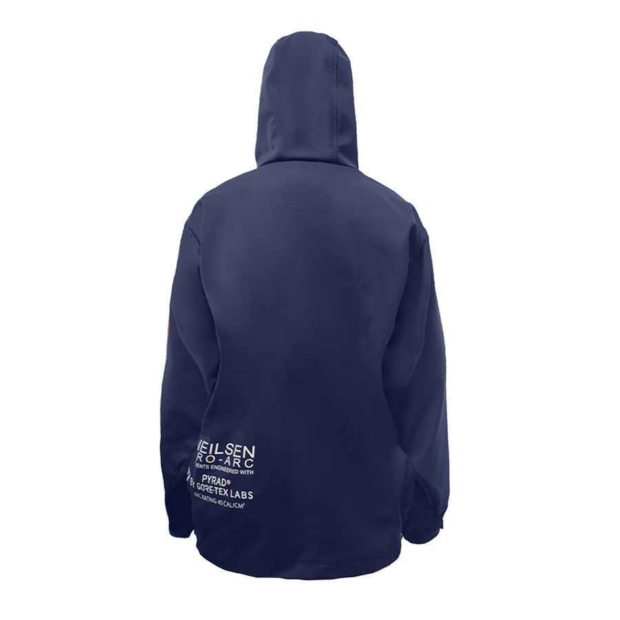 Neilsen FR/ARC Rated Navy Softshell Ladies Fleece Jacket made with PYRAD® WINDSTOPPER® Fabric by GORE-TEX LABS